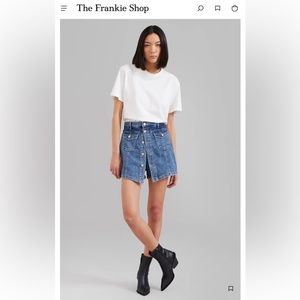 The Frankie Shop Denim Skort